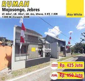 Turun Harga! Rumah Bagus Murah Mojosongo Jebres dkt UNS & Akbara