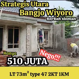 rumah di wiyoro strategis dekat kota dan jalan wonosari