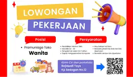Lowongan Kerja toko Mainan