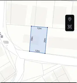 Tanah Jual Luas 241 M2 Dalam Komplek Jaksel