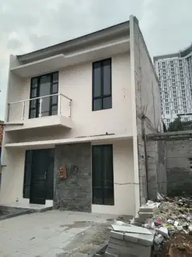 Di jual rumah baru siap huni lt 89m lb 96m lokasi engkong gudang BSD