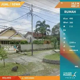 Disewakan Rumah Cocok untuk Usaha Poros Jalan Raya Dieng Malang