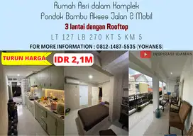 Rumah Asri dalam Komplek Pondok Bambu Jakarta Timur