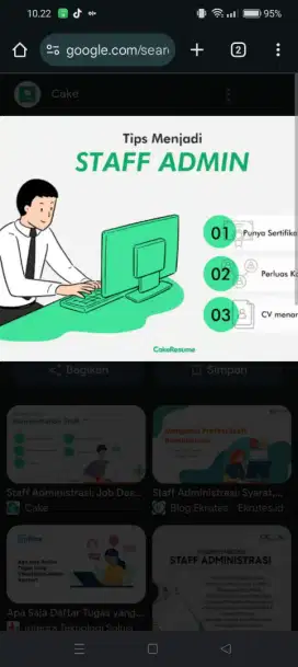 Lowongan Staf Administrasi Kantor