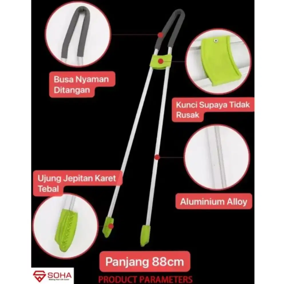 Alat Penjepit Barang Aluminium Serbaguna