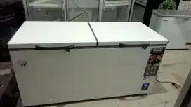 Kulkas freser bok merk gea ukuran 500 liter normal