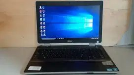 Laptop dell latitude e6520 core i7 gen2 dual VGA Nvidia dan Intel hd