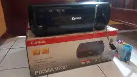 Printer Canon MP287 (LIKE NEW) Scan, Copy, Print + Sudah infus