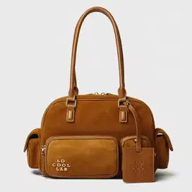 [New] Lo Cool Lab Suede Brown Hand Bag
