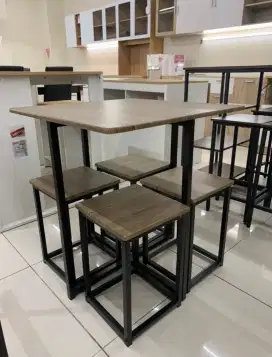 SET MEJA MAKAN MINIMALIS