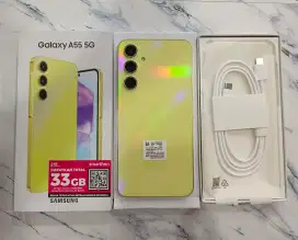 Second Samsung A55 5G 8/256gb Garansi Januari 2026
