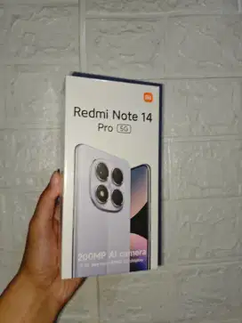 Redmi not 14 pro 5g segel BARU 8/256 BLACK