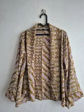 Jual baju atasan outer batik