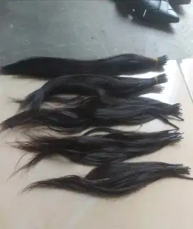 Rambut sambung asli 100% tebel