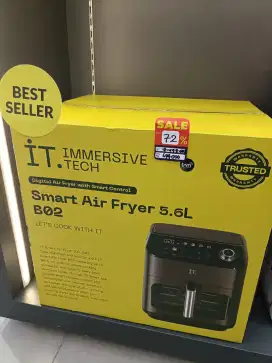 Segampang Itu Dapat Free 1x Cicilan IT Smart Air Fryer 5,6L
