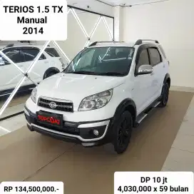 TERIOS 1.5 TX MANUAL 2014 KONDISI SUPER MULUS