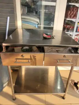 Meja Rak stainless