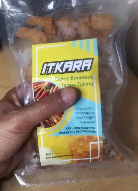 Ceker ayam tanpa tulang crispy, ceker krispy,