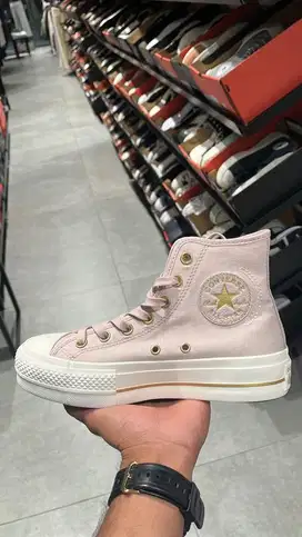 Jual converse high women pink soft