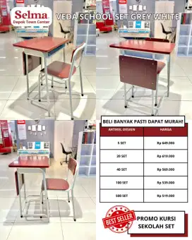 Set Meja Belajar Sekolah