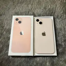 iphone 13 128 pink resmi bea cukai mulus fullset like new