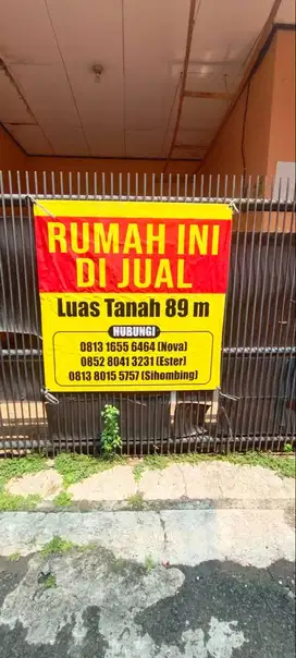 Rumah Dijual Sertifikat SHM Daerah Duren Sawit Jakarta Timur