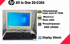 HP AIO 20-C304 Core i5-7200U Ram 8GB 20inch N-TM