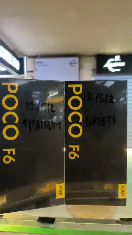 Poco F6 12/512 Harga murah
