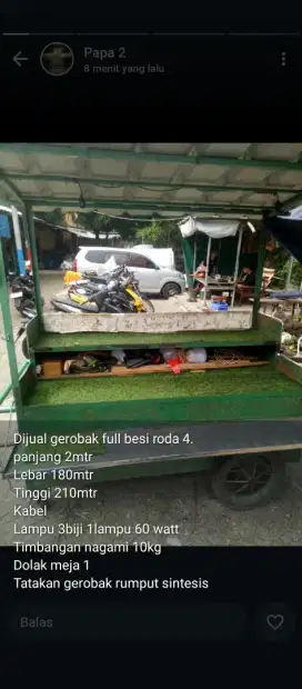 Gerobak full besi