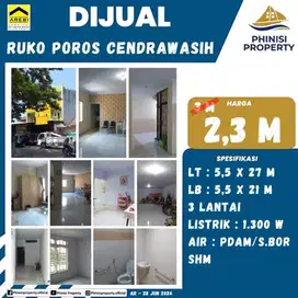 DIJUAL RUKO 3 LANTAI HARGA TERMURAH DI JALAN CENDRAWASIH