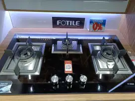 Kredit Kredivo Kompor Tanam Fotile Built-in Gas Bunga 0 Tanpa Dp