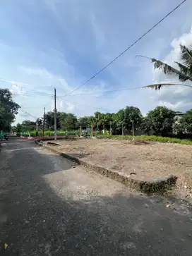Tanah Kavling siap bangun hanya 100jtan di gerbang tol Prambanan