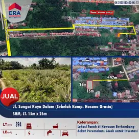 Dijual tanah cocok untuk investasi - daera Serdam