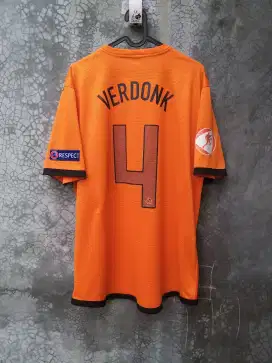 Jersey baju bola original timnas netherland belanda verdonk size XL