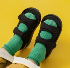 Sepatu Sandal Kain Anak Perempuan Laki unisex Import Cheerful Mario