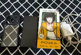 Jual HP Techno Pova 6 8+8/256 GB full set