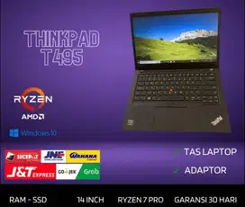Laptop Lenovo Thinkpad T495 AMD Ryzen 7 Pro RAM 16/512GB D-RC