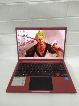 Laptop Murah model terbaru Axioo 14F merah Celeron N4020 8/SSD 256gb