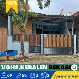 Rumah Siap Huni, Vila Gading Harapan2, Kebalen 15 menit Stasiun Bekasi
