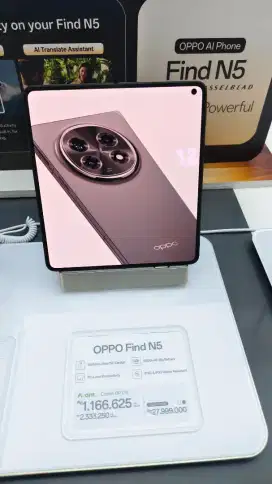 CREDIT HP OPPO FIND N5 PROMO TANPA DP BUNGA 0% FREE 1x CICILAN