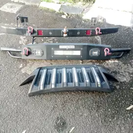 Towing tanduk depan+grill pakaian unit Toyota rush GR