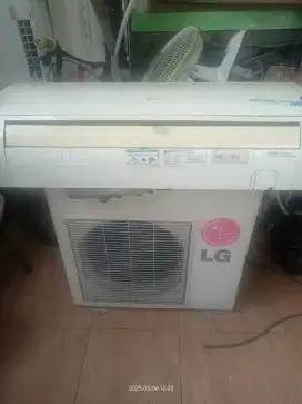 Ac LG 1/5 Pk  Hercules evaporator Tembaga pasir putih sawangan