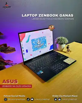 LAPTOP ASUS ZENBOOK 14X OLED UX5401EA TOUCH CORE I5 RAM SSD SECOND
