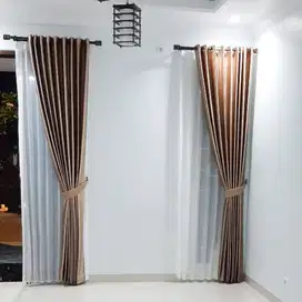Pembuat Tirai Gorden Jendela Gordyn Mewah Hordeng Model Terbaru Murah