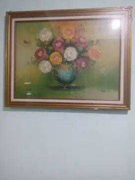 Jual Lukisan Christine Ay Tjoe, Bunga di pot