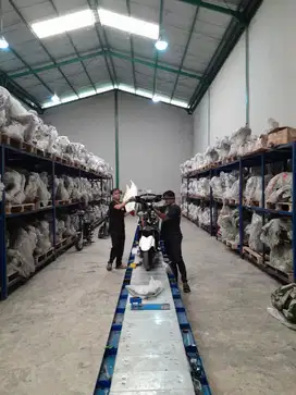 **TURUN HARGA** - CONVEYOR PRODUCTION LINE untuk merakit Motor/Sepeda