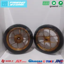 Velg + Ban Depan Belakang Genio Original (Second)