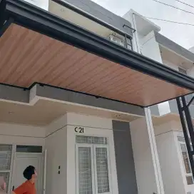 pemasangan kanopi atap alderon plafon pvc terbaik