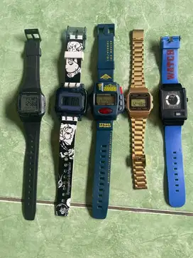 borongan jam tangan merk casio dan dkny bukan seiko