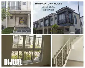 Dijual rumah 2 lantai di monaco residence